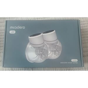 Mcadero M6 Electric Breast Pump,4 Mode & 12 Levels,LED Display, Wearable Hands-F